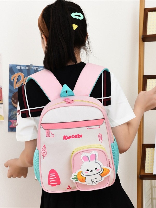 Batoh pre predškolák s animálnym vzorom, Oxford materiál, ramenné popruhy s nafúknutým vankúšom, do školy (Oxford materiál • Animálny vzor • Nafukovací vankúš na ramenné popruhy • Do školy)