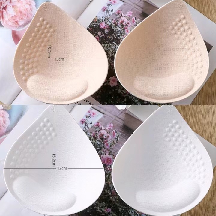 Aoan триъгълен спонжен бюстпад, тънък, безшевен