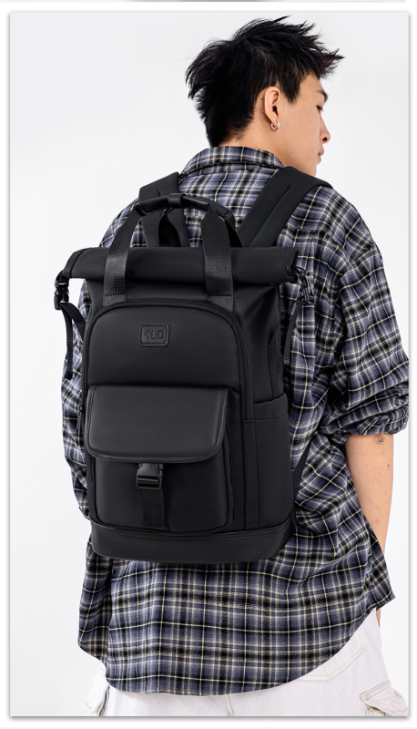 Pánsky batoh na cestovanie, Urban Adventure štýl, 20–35 L, Oxford materiál, ramenné popruhy s vzdušným vankúšom