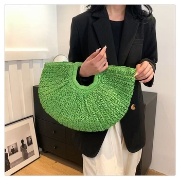 Torbica u obliku mjeseca od papira, zatvarač, džep za telefon, stil ulične mode