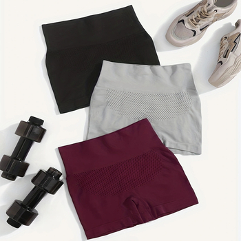 Nylonové dámske boxerkové nohavičky, stiahnutie brucha a zdvihnutie zadku, bezšvové a priedušné, vysoký pás