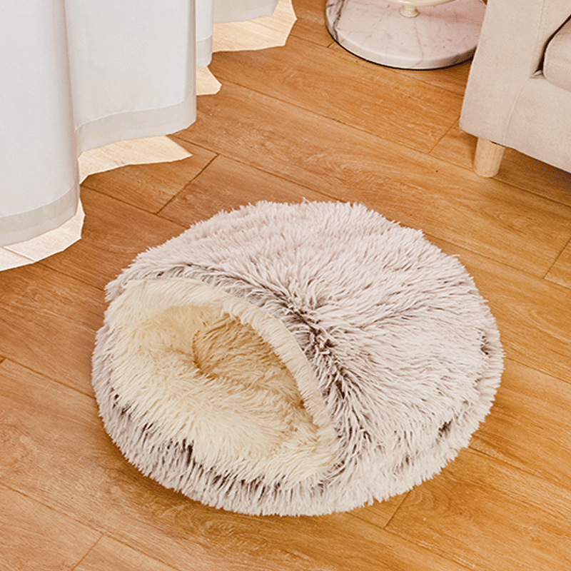 Gnijezdo za kućne ljubimce za pse - zatvoreno, toplo zimsko gnijezdo od PP cotton (Vrsta: Gnijezdo; Materijal: PP cotton; Namjena: Pas; Dizajn: Zatvoren; Zimska toplina)