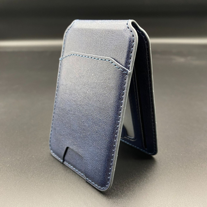 MagSafe držač kartica s magnetskim stalkom — kartični stil, PU materijal, otisak, prilagodljiv, Apple kompatibilan