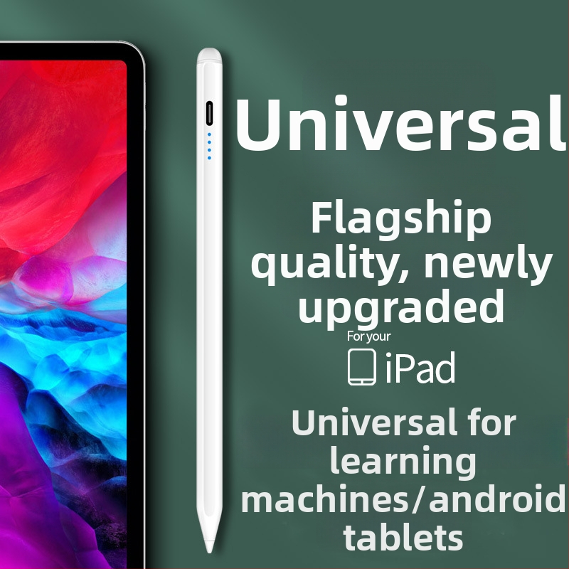Univerzálny kapacitný stylus pero s tenkým hrotom; Kompatibilné s iPad, Huawei, Xiaomi; Silikónový obal; Elektronický model