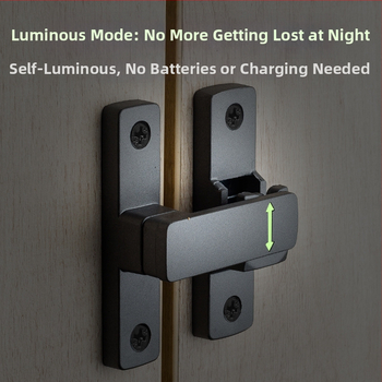 Butterfly latch, zliatina zinku, univerzálny ľavý-pravý, svetelný zámok, model MK-A, Solot