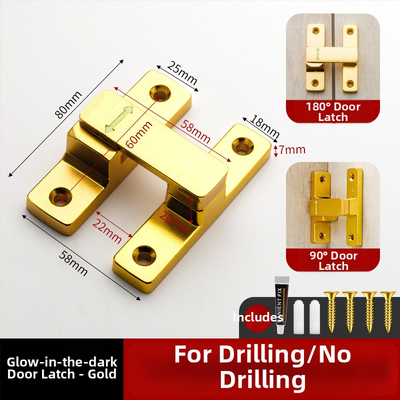 Butterfly latch, zliatina zinku, univerzálny ľavý-pravý, svetelný zámok, model MK-A, Solot