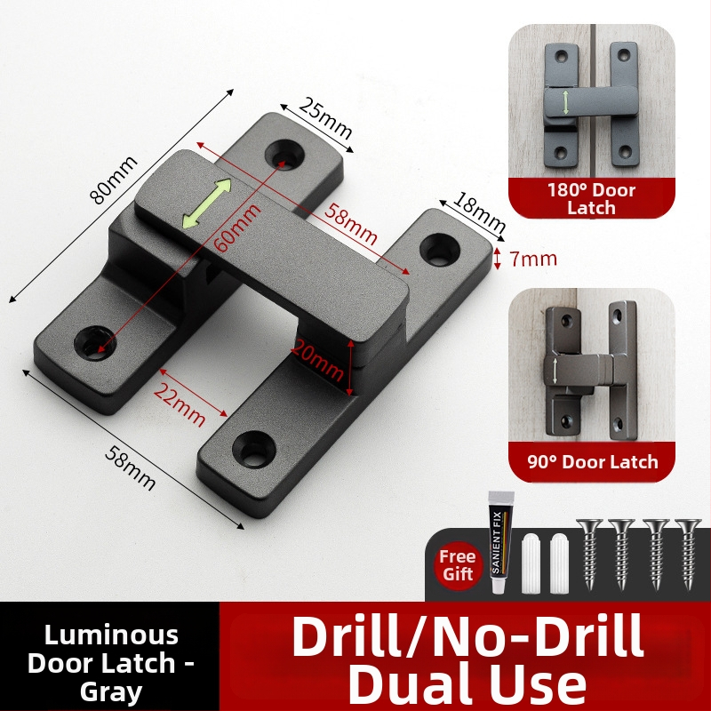 Butterfly latch, zliatina zinku, univerzálny ľavý-pravý, svetelný zámok, model MK-A, Solot