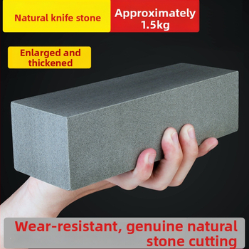 Prírodný brúsny kameň na kuchynské nože – jemné brúsenie, olejový kameň, protišmykový nástroj, Model 757876083656