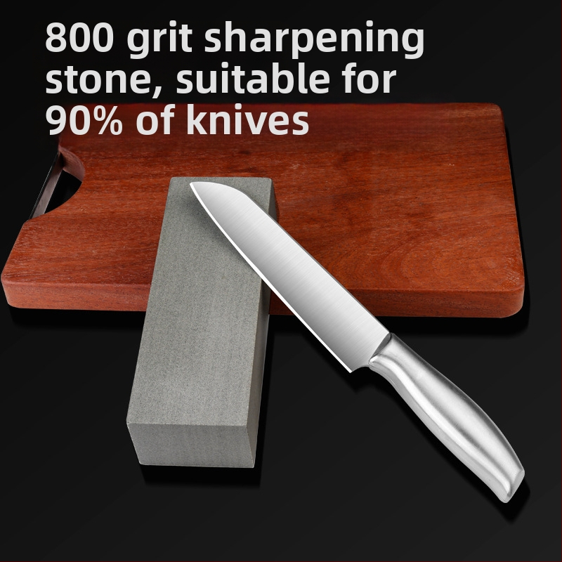 Prírodný brúsny kameň na kuchynské nože – jemné brúsenie, olejový kameň, protišmykový nástroj, Model 757876083656