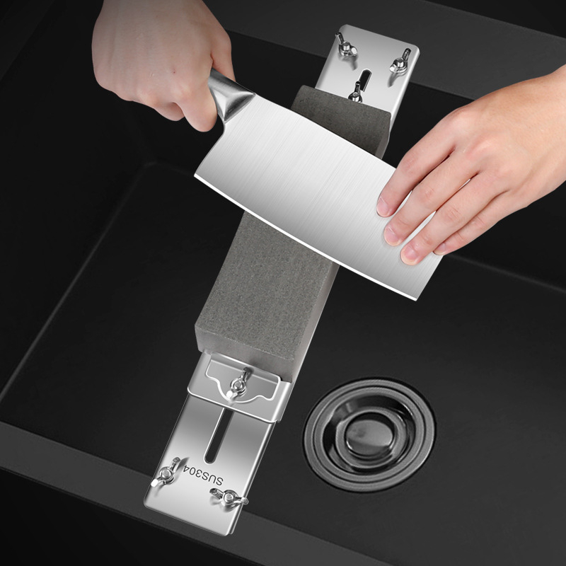 Prírodný brúsny kameň na kuchynské nože – jemné brúsenie, olejový kameň, protišmykový nástroj, Model 757876083656