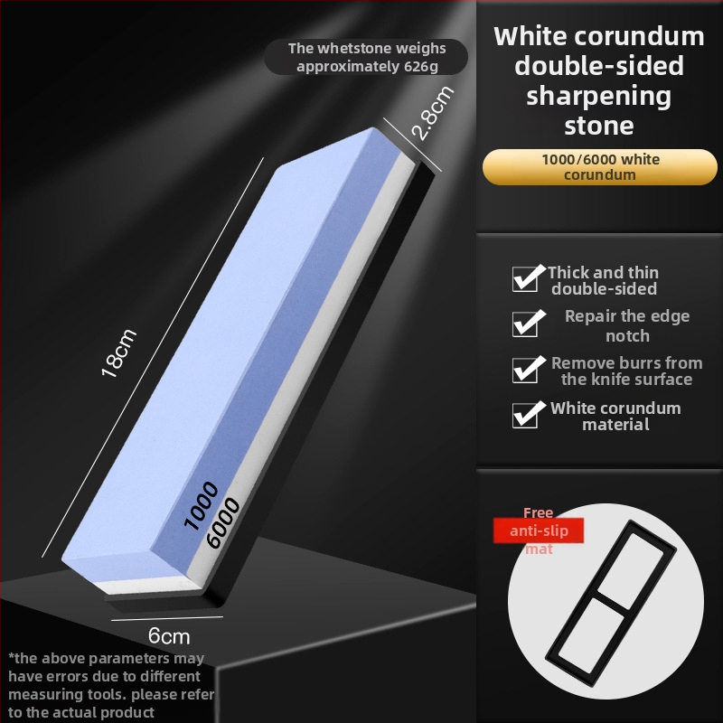 Prírodný brúsny kameň na kuchynské nože – jemné brúsenie, olejový kameň, protišmykový nástroj, Model 757876083656