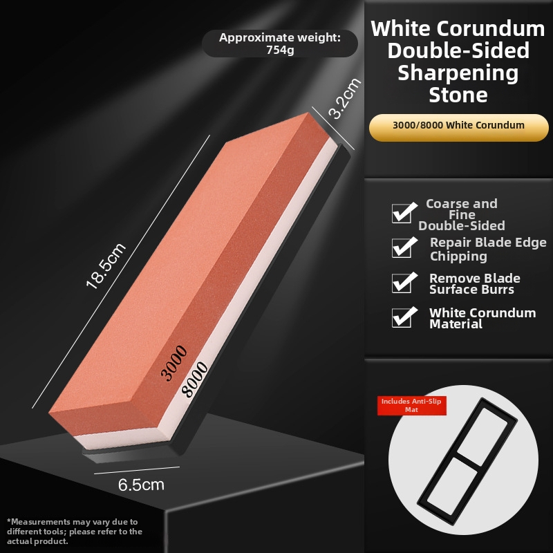 Prírodný brúsny kameň na kuchynské nože – jemné brúsenie, olejový kameň, protišmykový nástroj, Model 757876083656