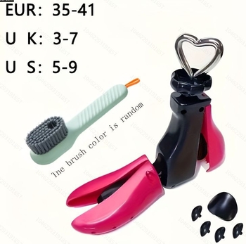 Nastavitelná súprava roztiahnutia obuvi s oporou pre vysoké členky a kefovými doplnkami