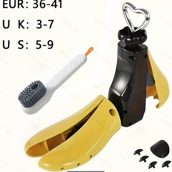 Nastavitelná súprava roztiahnutia obuvi s oporou pre vysoké členky a kefovými doplnkami