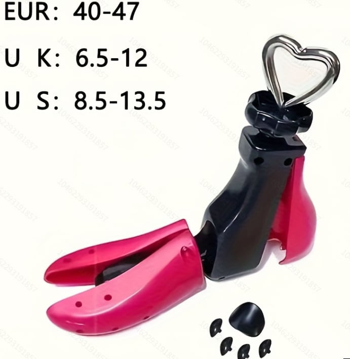 Nastavitelná súprava roztiahnutia obuvi s oporou pre vysoké členky a kefovými doplnkami