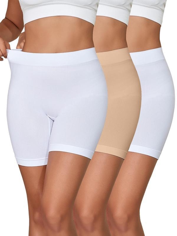 Ženski šorc s visokim strukom za kontrolu trbuha — pamuk; podstava pamuk; glavni materijal <30%