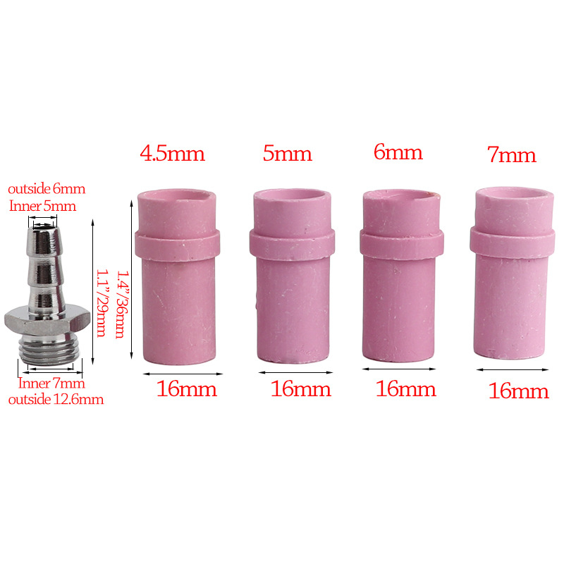 Keramické a oceľové trysky pre pištoľu na pieskovanie pre pneumatické pieskovanie