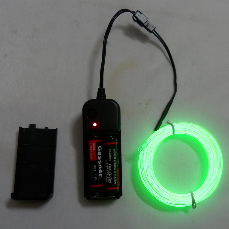 Svetelná sada batériového boxu s 2,3 mm žiarivým káblom, krížovou zrkadlovou konfiguráciou, 3V studené svetlo, lampa bez oslnenia pre atmosféru