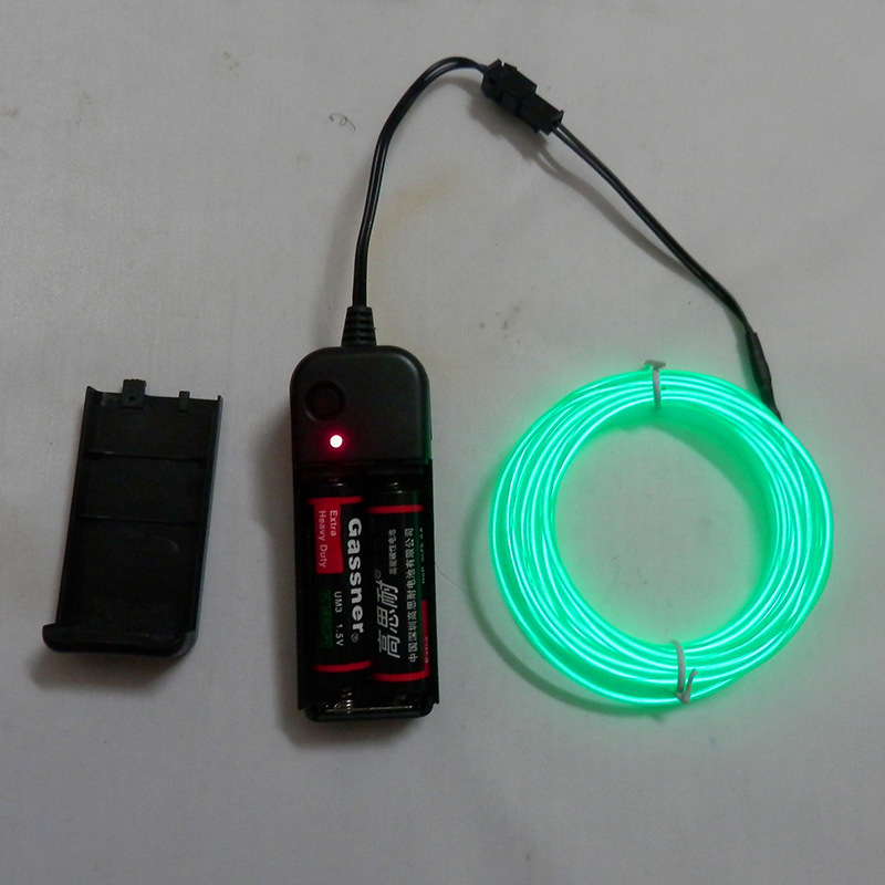 Svetelná sada batériového boxu s 2,3 mm žiarivým káblom, krížovou zrkadlovou konfiguráciou, 3V studené svetlo, lampa bez oslnenia pre atmosféru