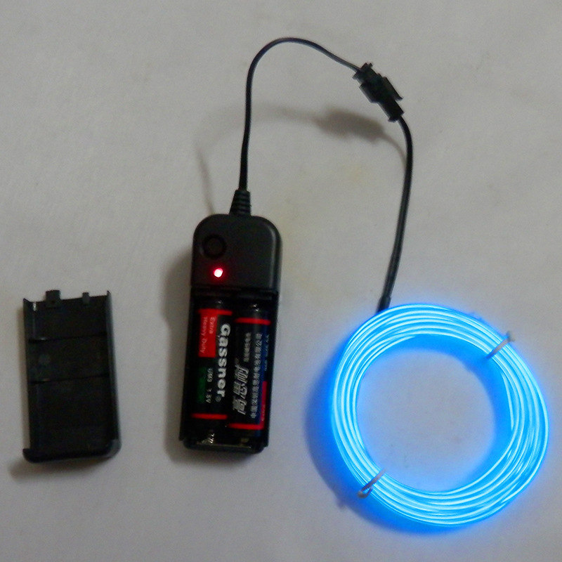 Svetelná sada batériového boxu s 2,3 mm žiarivým káblom, krížovou zrkadlovou konfiguráciou, 3V studené svetlo, lampa bez oslnenia pre atmosféru