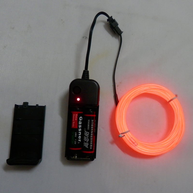 Svetelná sada batériového boxu s 2,3 mm žiarivým káblom, krížovou zrkadlovou konfiguráciou, 3V studené svetlo, lampa bez oslnenia pre atmosféru