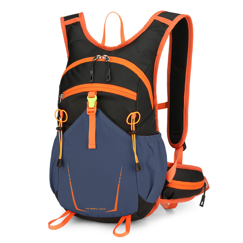 Turistický ruksak s hydratačným systémom, Oxford látka, zakrivené ramenné popruhy, priedušný a nepremokavý