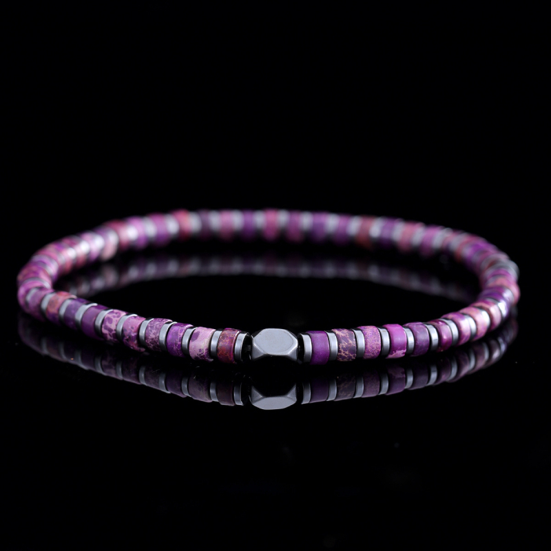 Náramok Go2Boho z polodrahých kameňov, ručne tkaný, dámsky štýl, doplnok na ruku