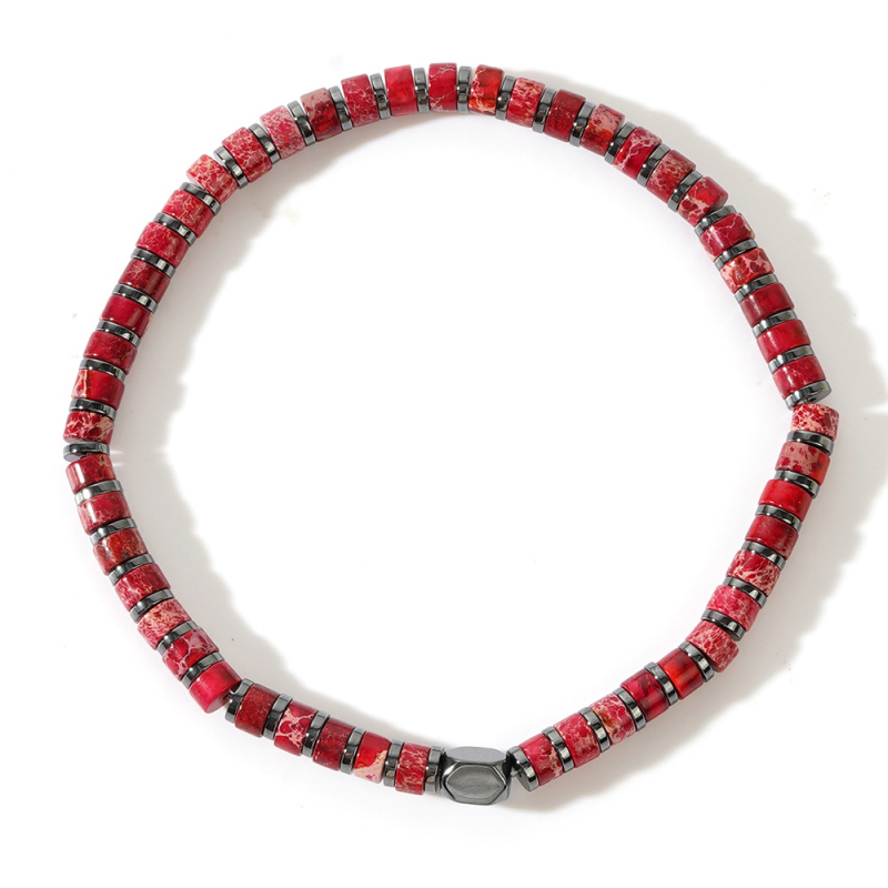 Náramok Go2Boho z polodrahých kameňov, ručne tkaný, dámsky štýl, doplnok na ruku