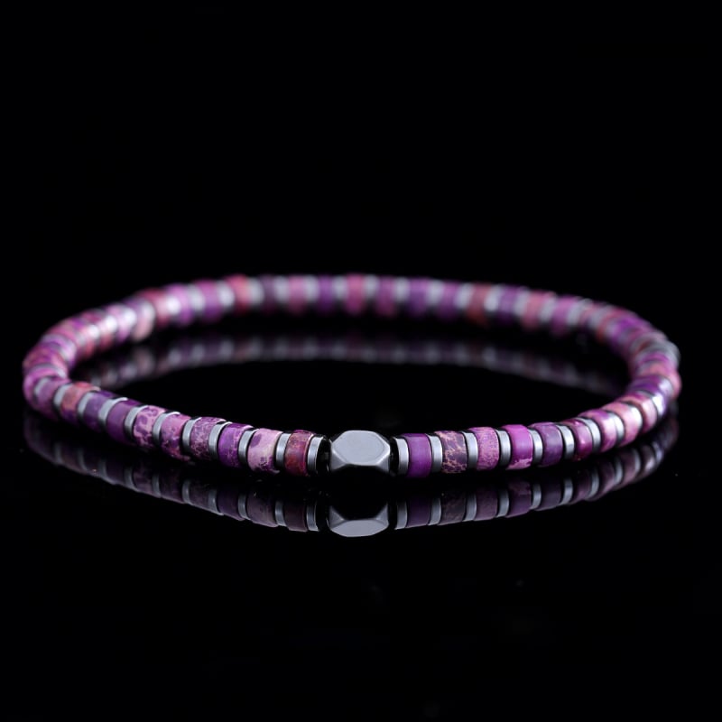 Náramok Go2Boho z polodrahých kameňov, ručne tkaný, dámsky štýl, doplnok na ruku