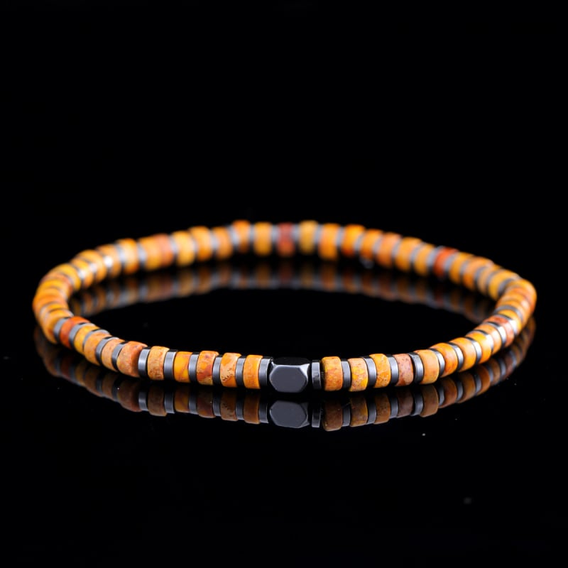 Náramok Go2Boho z polodrahých kameňov, ručne tkaný, dámsky štýl, doplnok na ruku