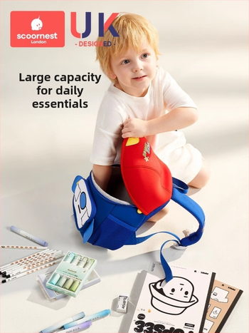 SCOORNEST Batoh do škôlky, plátený, pohlavne neutrálna, detský a roztomilý štýl, pre škôlku