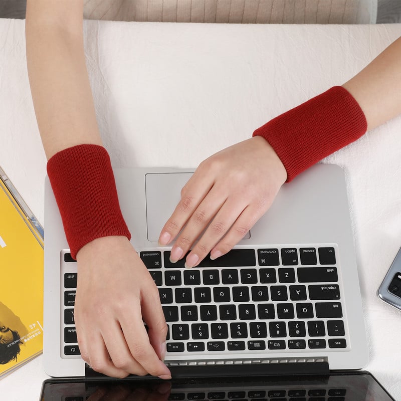 Pletena rukavica s poluj prstima – bez prstiju, zapešćni remen, poliester vlakno, opća namjena