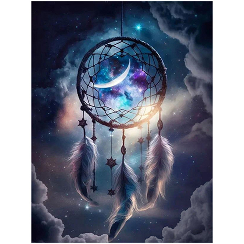 Комплект за бродерия с кръстчета: ландшафтен модел, платно 11CT, модерен минималистичен стил, DIY бродерия