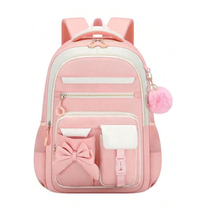 Mokyklinė kuprinė vidurinei mokyklai – stuburo apsauga, didelė talpa, trijų dalių komplektas, pečių diržai su oro pagalvėmis, Oxford audinys