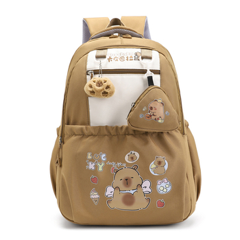 Unisex školský batoh pre deti - 20-35 L, vhodný pre 10-palcový notebook, ramenné popruhy s vzdušnou výplňou, vzor anime karikatúra, jar 2025