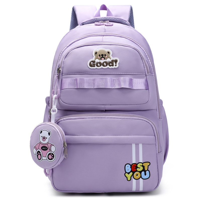 Unisex školský batoh pre deti - 20-35 L, vhodný pre 10-palcový notebook, ramenné popruhy s vzdušnou výplňou, vzor anime karikatúra, jar 2025