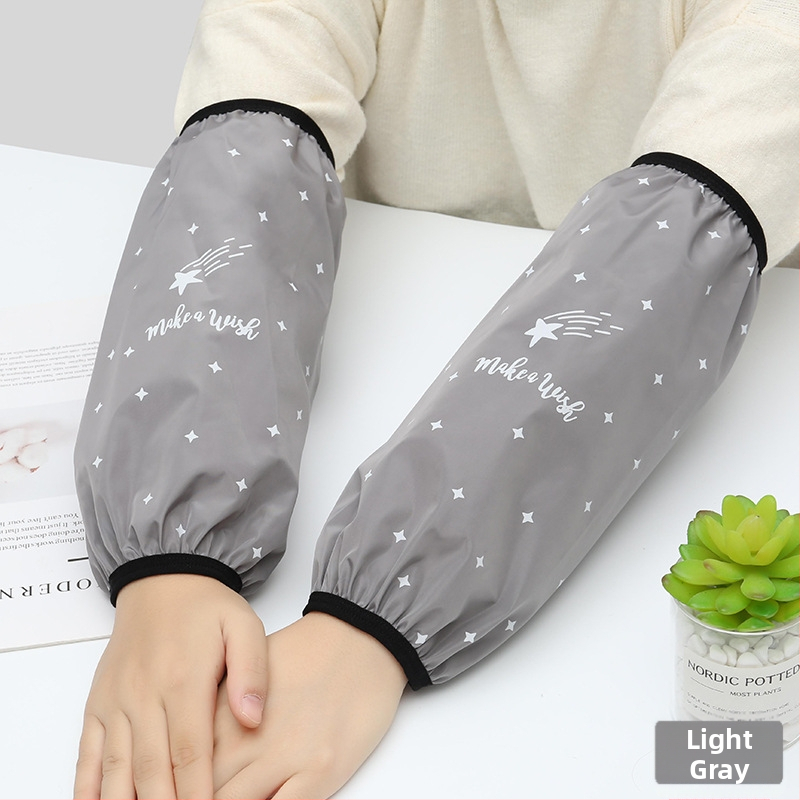 Kuchynský nepremokavý návlek na ruku (jednobarevný vzor, tarpaulin materiál, tlač, pre dospelých)