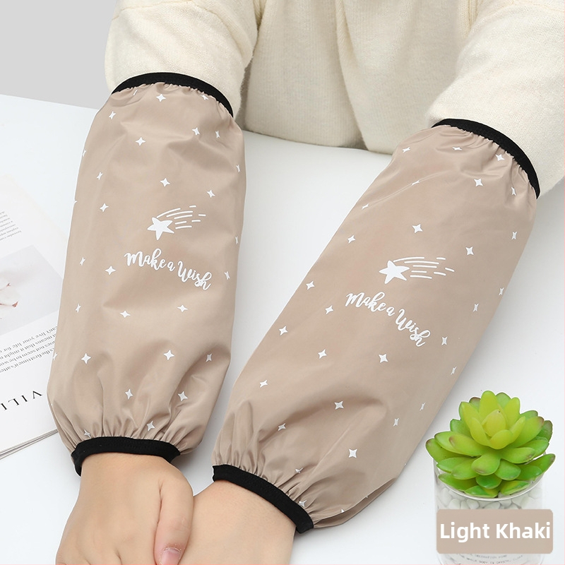 Kuchynský nepremokavý návlek na ruku (jednobarevný vzor, tarpaulin materiál, tlač, pre dospelých)