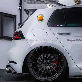 Reflexná samolepiaca nálepka na okno elektrického motocykla s kresleným vajíčkom, vodeodolná, model 0513, Číslo produktu LSR844541051528