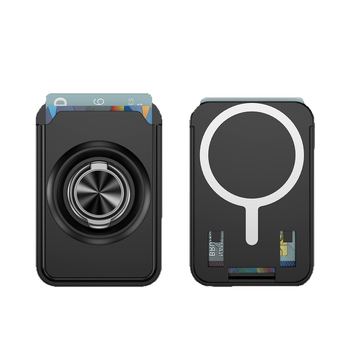 Magnetska držač iPhone sa zaštitom kartice — PC proziran, mat završni premaz, magnet N52, ubrizgano oblikovanje, podrška prilagodbi, kompatibilno s iPhone 12-14