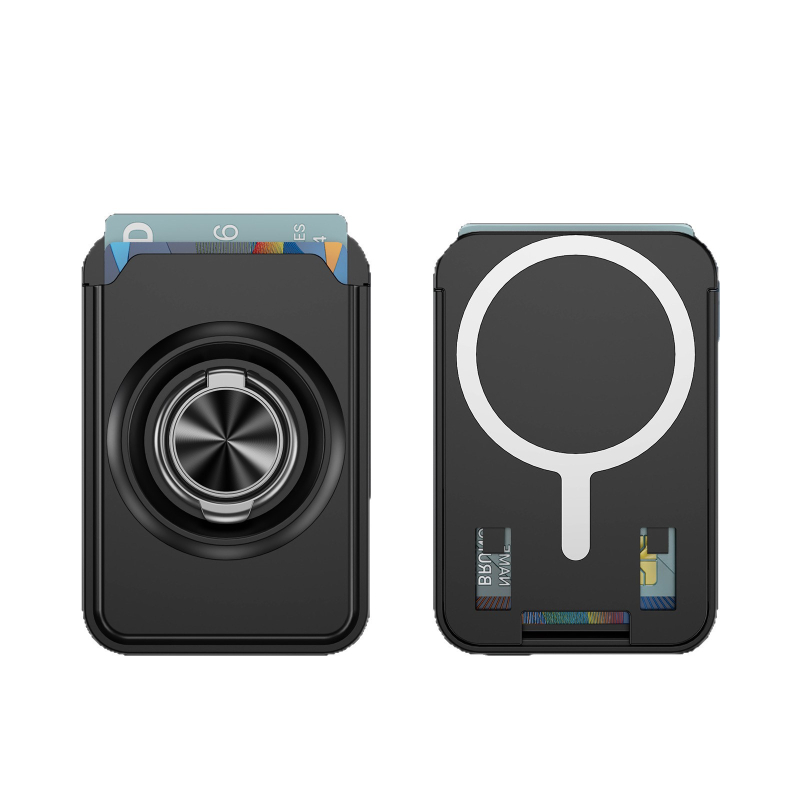 Magnetska držač iPhone sa zaštitom kartice — PC proziran, mat završni premaz, magnet N52, ubrizgano oblikovanje, podrška prilagodbi, kompatibilno s iPhone 12-14