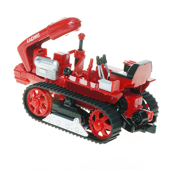 Model traktora s pásovým pohonom zo zliatiny – kovová hračka pre deti vo veku 4–6 rokov