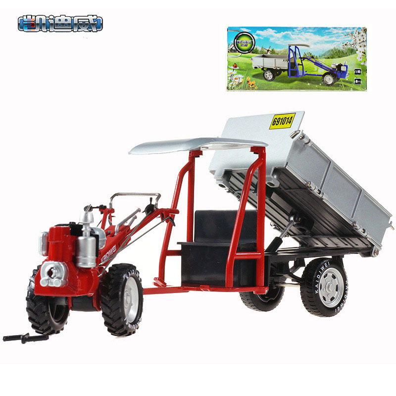 Model traktora s pásovým pohonom zo zliatiny – kovová hračka pre deti vo veku 4–6 rokov