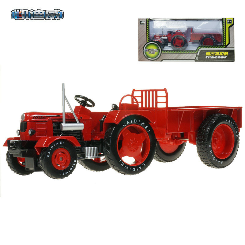 Model traktora s pásovým pohonom zo zliatiny – kovová hračka pre deti vo veku 4–6 rokov