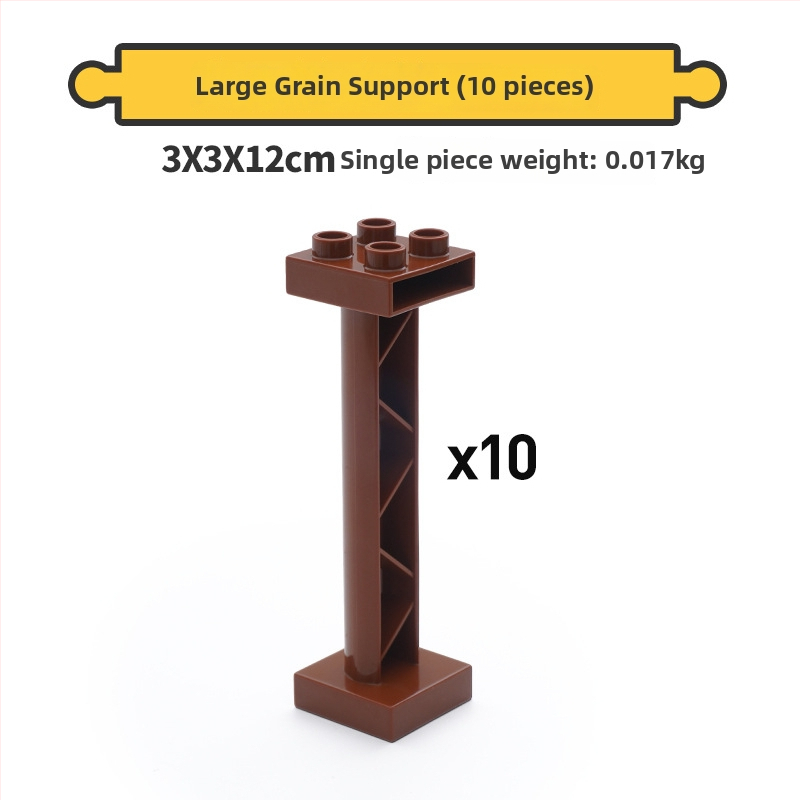 Tongshida Drevený Set Dráh So Veľkými Blokmi a Univerzálnymi Konektormi pre Vek 0–3 ROKov