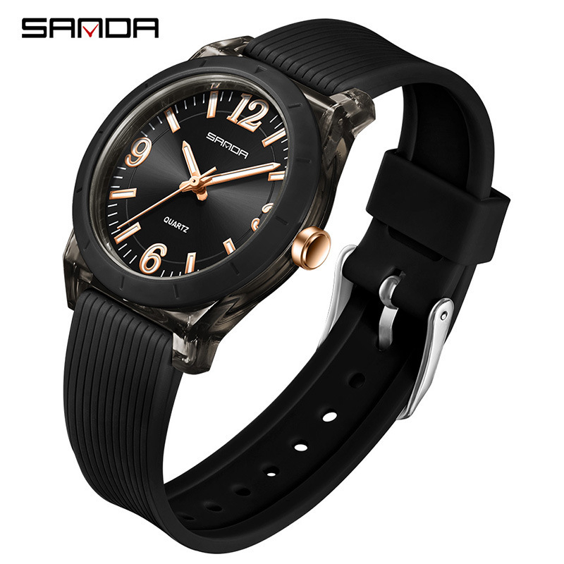 Sanda 6277 dječji kvarcni sat, vodootporan do 50 m, svijetleći, TPU narukvica, staklo prekriveno