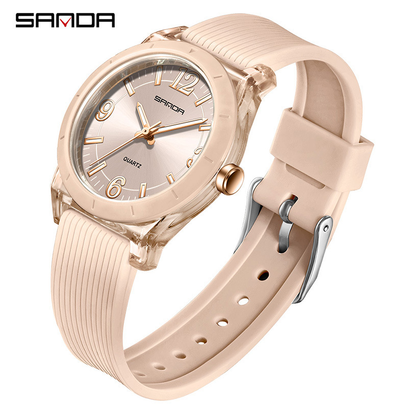 Sanda 6277 dječji kvarcni sat, vodootporan do 50 m, svijetleći, TPU narukvica, staklo prekriveno