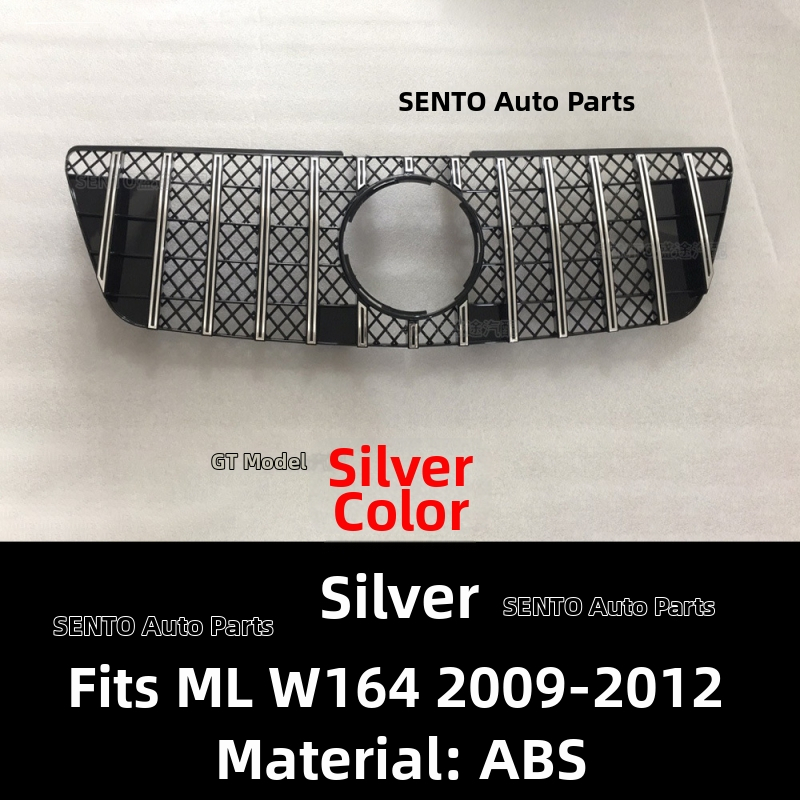 Mercedes ML W164 Gypsophila štýlová mriežka – ABS plast, vstup vzduchu mriežka, montáž na nárazník, hmotnosť 2.6 kg, 2005–2012