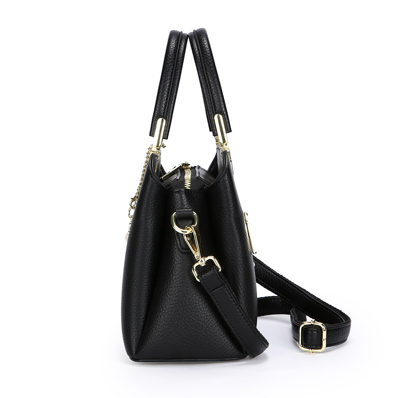 Torbica Tote od PU kože, gradski minimalistički stil, otvaranje zatvaračem, unutarnja džep za telefon i džep sa zatvaračem