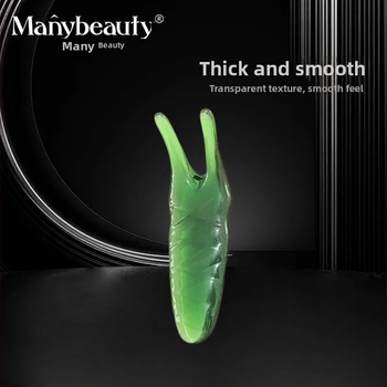 Nástroj na masáž tváre z prírodnej živice pre masáž nosa a očných oblastí